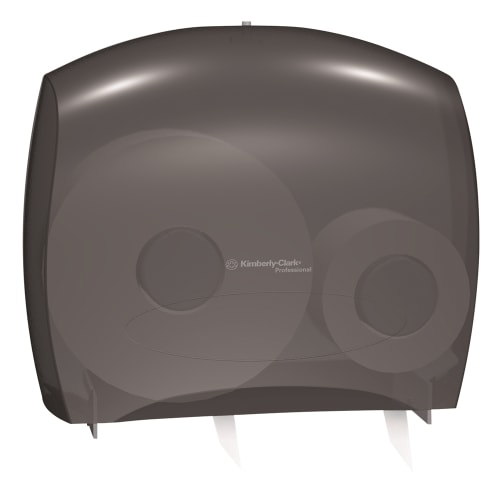 Surtidor de Papel Higiénico para Rollo Tamaño Jumbo Kimberly-Clark Professional con Rollo de Reserva, Negro